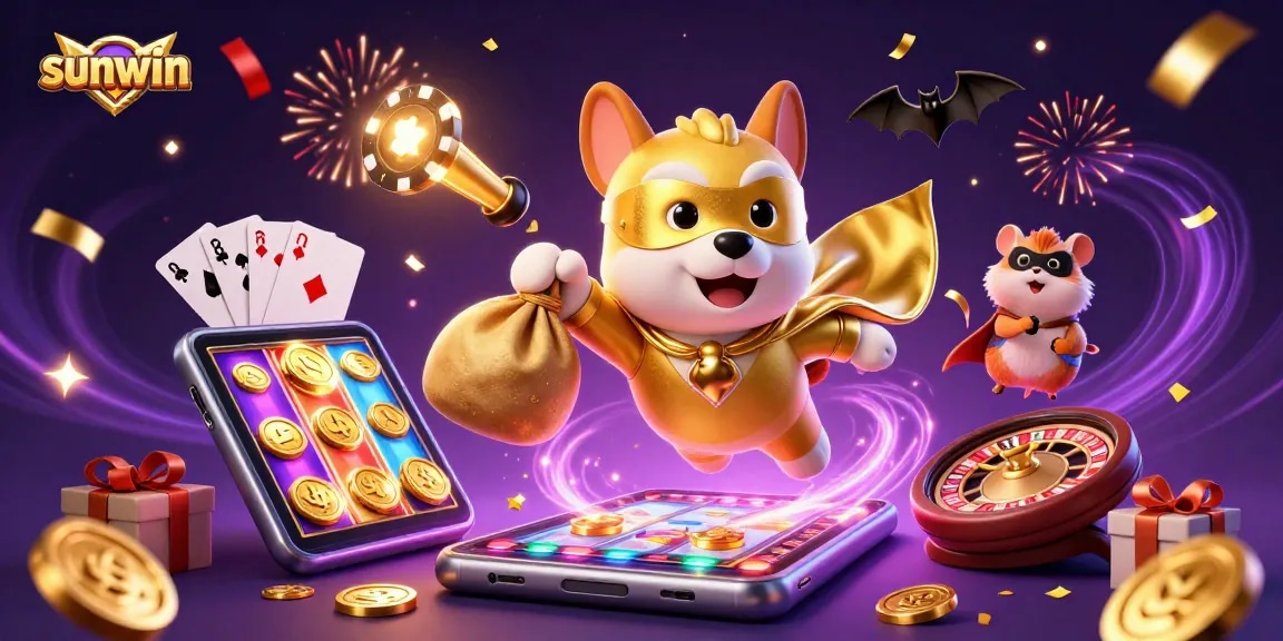 Spin winning slots and cash out with sunwin's colorful gaming adventure featuring dynamic casino elements.