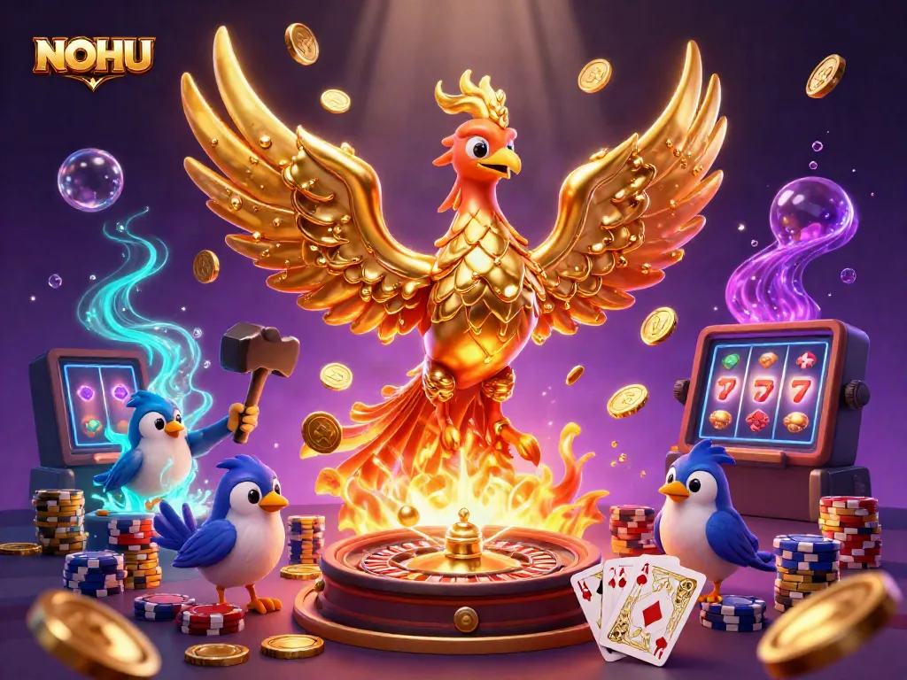Experience jackpots with NOHU's vibrant casino action filled with captivating games and gold!