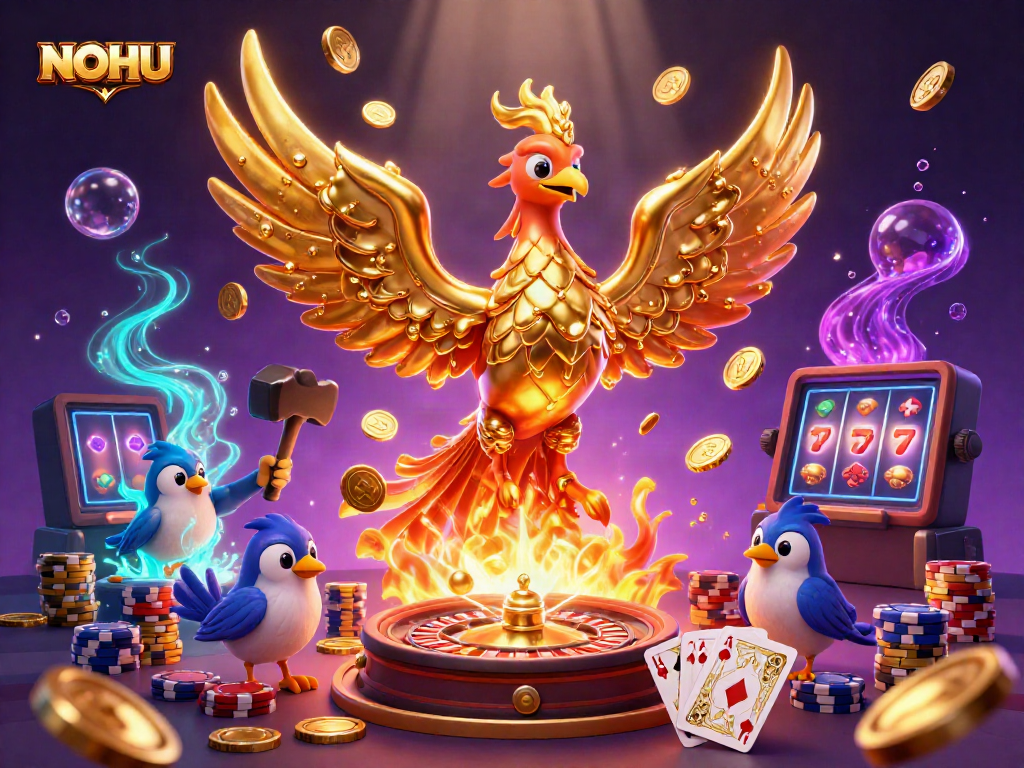Experience jackpots with NOHU's vibrant casino action filled with captivating games and gold!