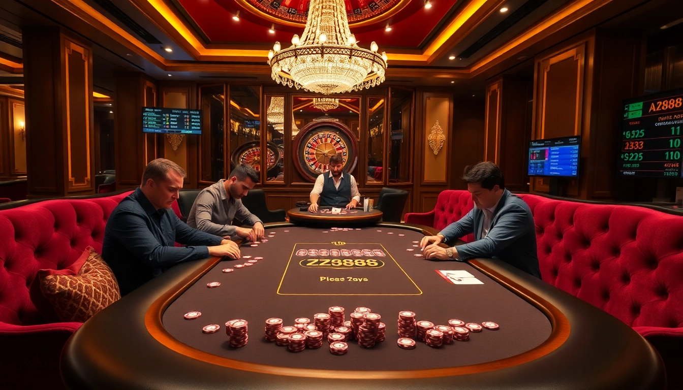 Experience the thrill of poker at AZ888 with engaging gameplay and vibrant atmosphere.