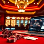 Exciting gambling at https://lc88pro.com/ with vibrant poker chips and sleek playing cards.