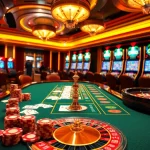 Engaging gaming experience featuring vibrant tables and slot machines at https://tr88vip.co.com/.