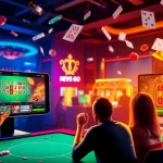 Exciting online gaming scene at new88go.com with players enjoying Casino and Sports Betting.