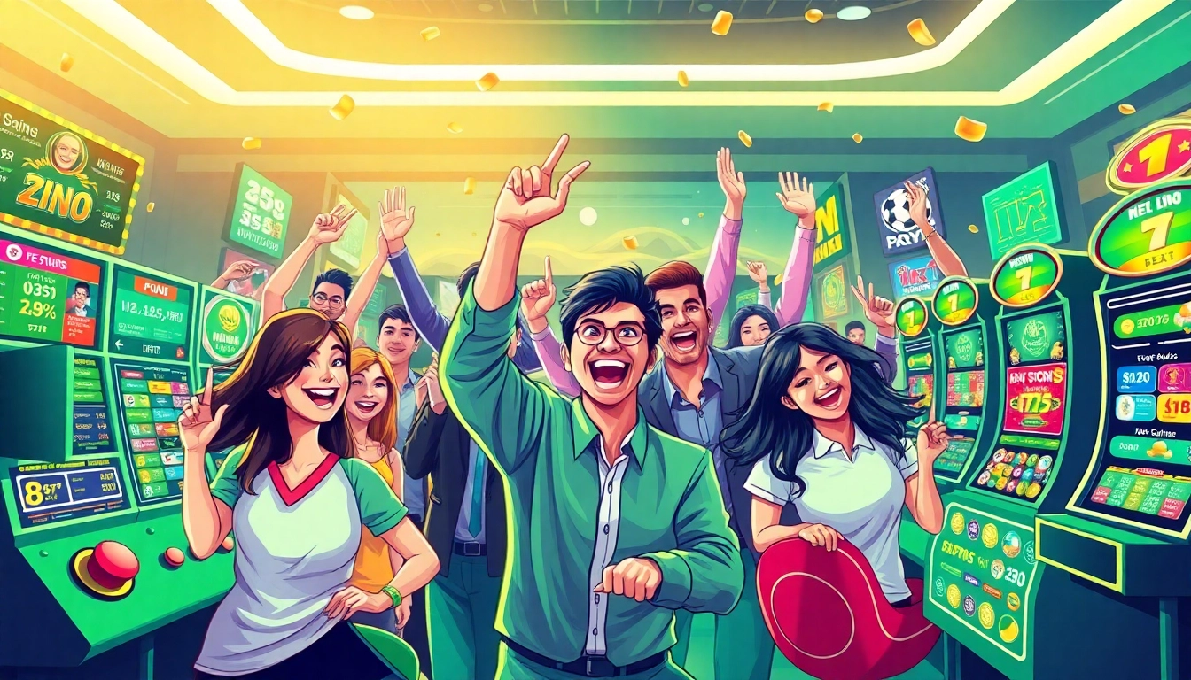 Exciting online gambling experience at winvn88.live featuring diverse players and vibrant gaming platforms.