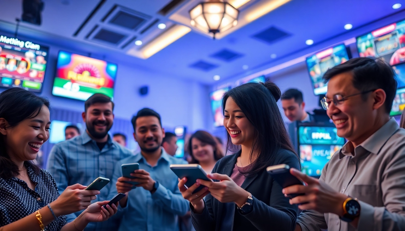 Engaging atmosphere of online gambling with diverse players on luck8win.live