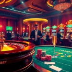 Enjoying thrilling gameplay at F8BET Casino with vibrant roulette and slot machines.
