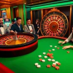 Exciting gameplay at EU9 online casino featuring roulette and poker chips in a vibrant digital scene.
