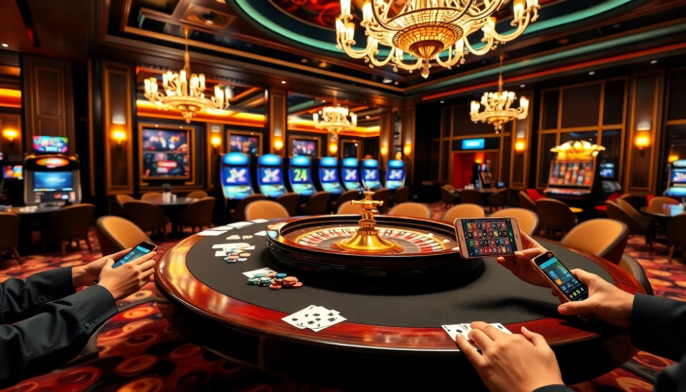 Experience top-tier gaming at https://luck8.media/ with luxurious casino visuals of poker and roulette.