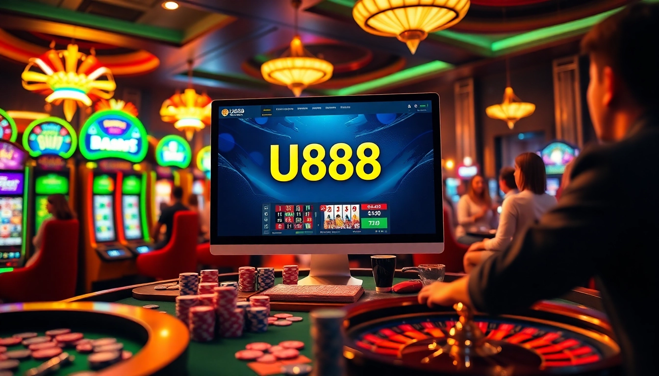 Experience thrilling gaming at U888 with vibrant casino action and modern online interfaces.