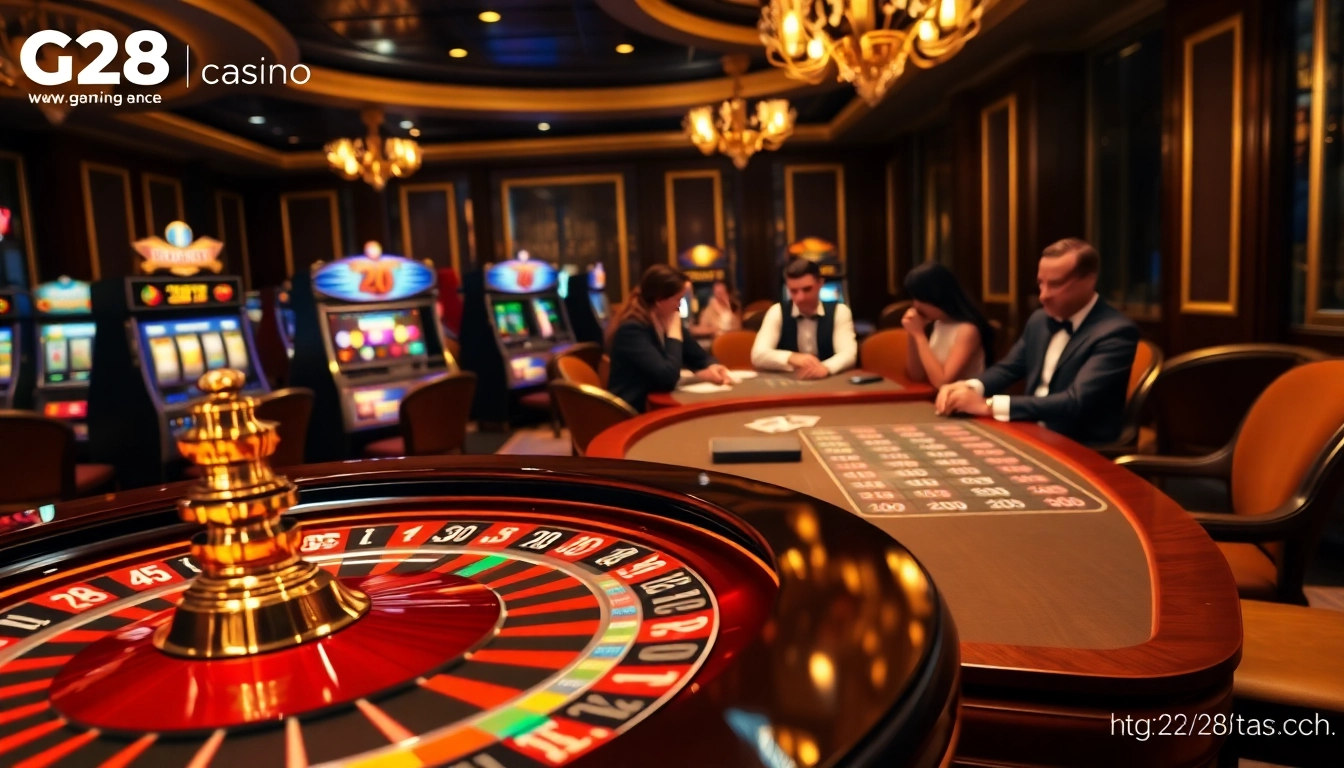 Experience the excitement of gambling at https://g28.tech/, where players enjoy a luxurious casino atmosphere with roulette and poker.