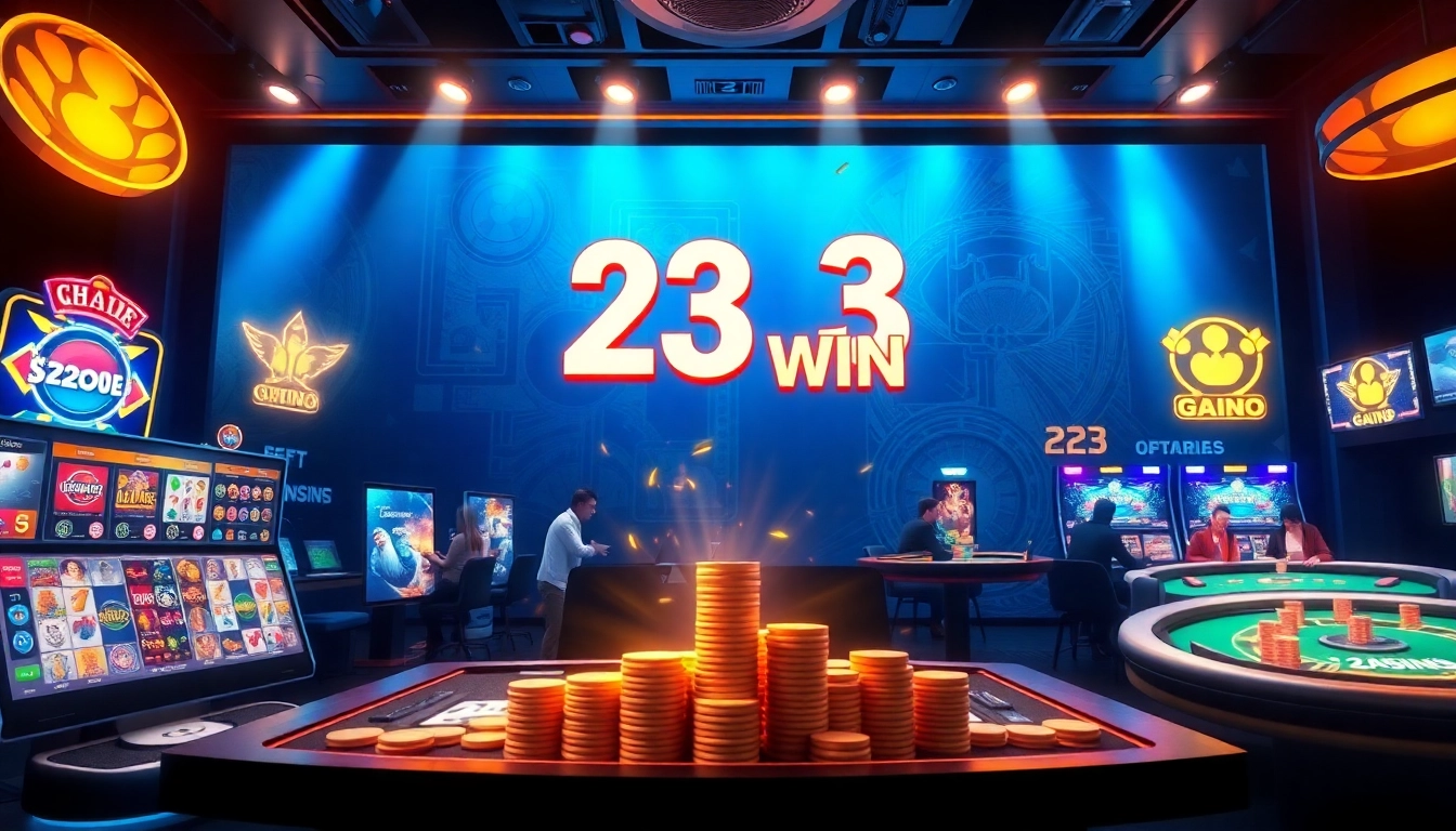 Exciting online gaming experience at 23 WIN with vibrant casino games and interactive interface.