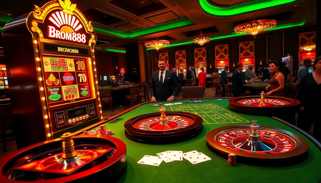 Experience the thrill of BROMO888 with luxurious slot machines and engaging gameplay.