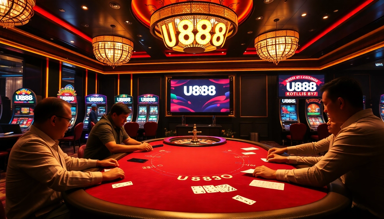 Experience the excitement of U888 with dazzling casino games and betting opportunities.