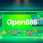 Open88 online gaming platform dashboard with vibrant design and user-friendly interface.