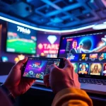 Interactive online gaming experience with the 789club brand, showcasing vibrant sports betting and casino gaming.