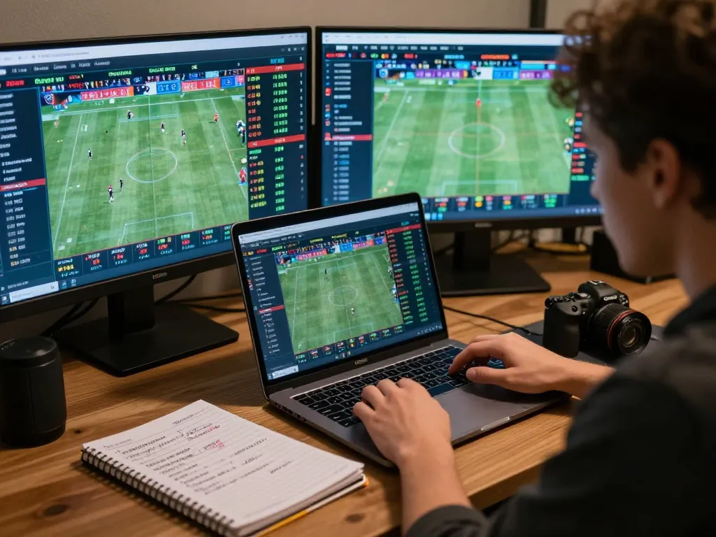 Engaged betting analysis on keobongda platform, showcasing strategies and live odds.