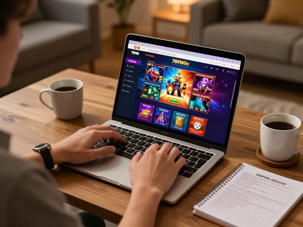 Engaging online gambling experience with 789Win showcasing betting options and lively games