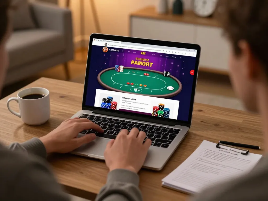 Experience the excitement of HD88 with online poker gameplay in a cozy home setting