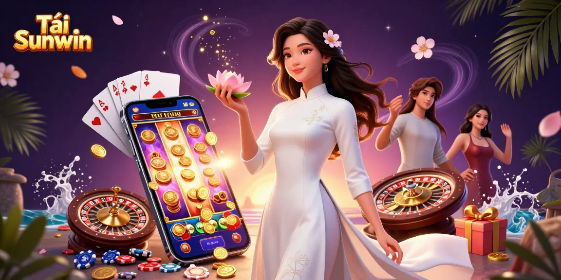Tải Sunwin rising through vibrant gaming scenes, showcasing captivating gameplay and immersive experiences.