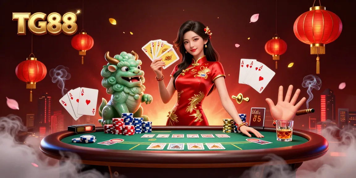 Experience exciting gameplay with TG88 at this vibrant online casino scene.