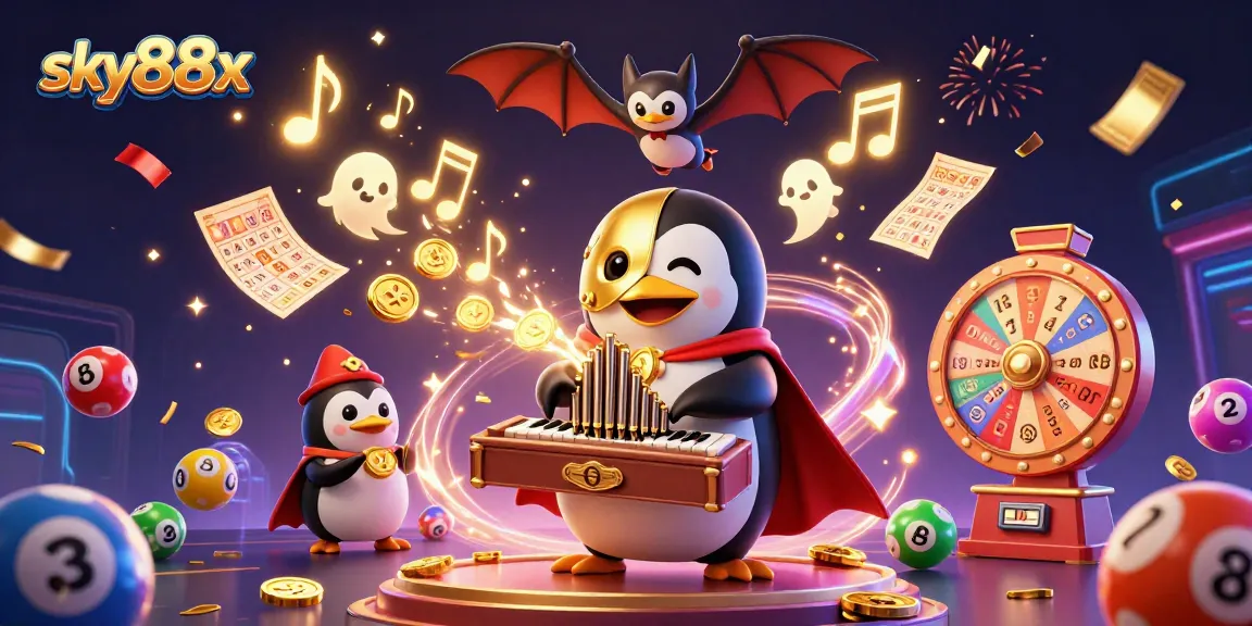 Engage in thrilling gameplay with sky88x featuring vibrant lottery elements and a dynamic casino atmosphere.