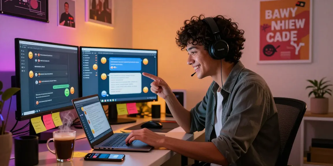Engaging spicy chat with AI companion in a vibrant digital setting, showcasing dynamic interaction and modern workspace.