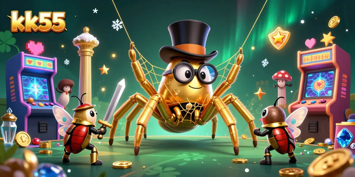 Engage with exciting games at kk55, featuring vibrant characters and captivating casino elements.