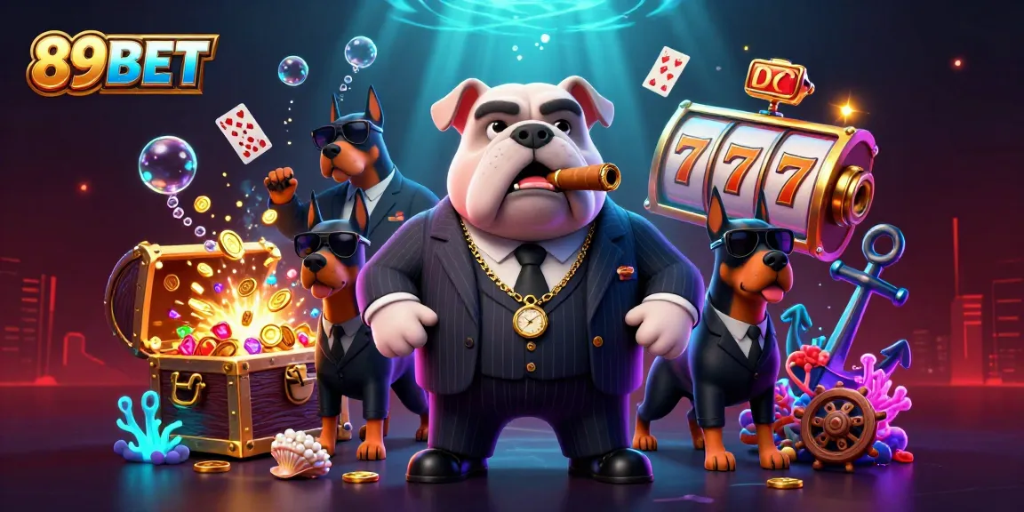 Experience thrilling gaming adventures at 89BET with a vibrant 3D casino scene.