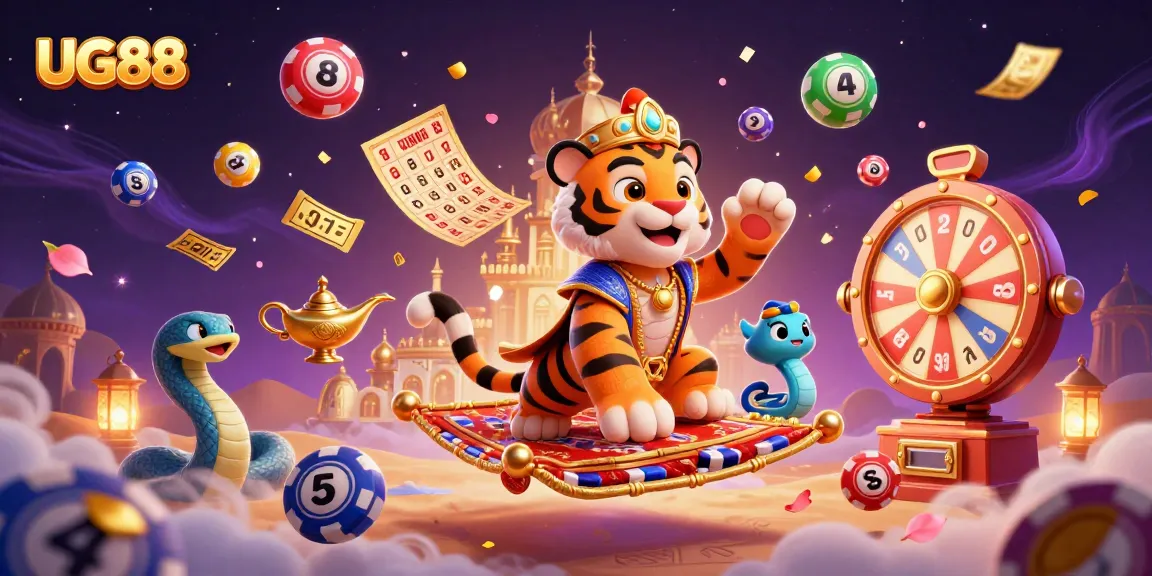 Experience thrilling gameplay with UG88 featuring vibrant casino elements in a magical scene.