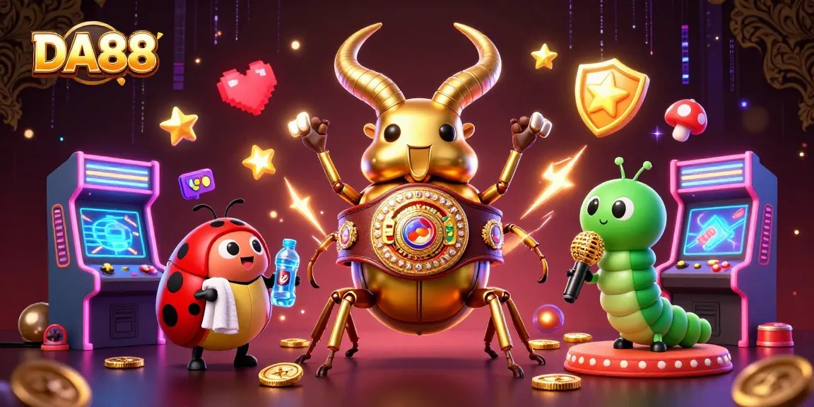 DA88 captures the excitement of casino gaming with a dynamic scene featuring characters and vibrant gaming elements.
