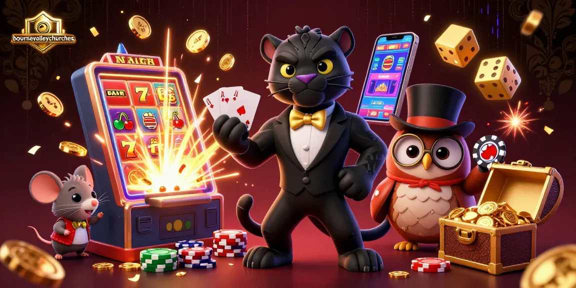 Bettors experience the thrill of winning at bournevalleychurches with playful characters and vibrant casino elements.