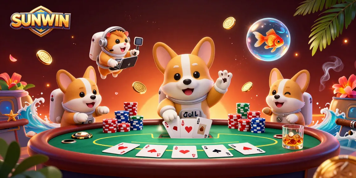 SUNWIN offers an exciting cosmic casino experience with playful characters and vibrant gaming elements.